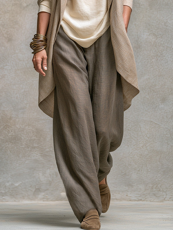 Solange - 3-Piece Draped Open Front Set