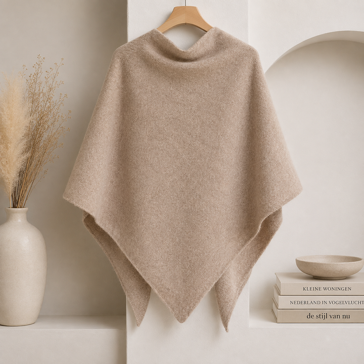 Isabel - Fleece Shawl with Front Tie Closure