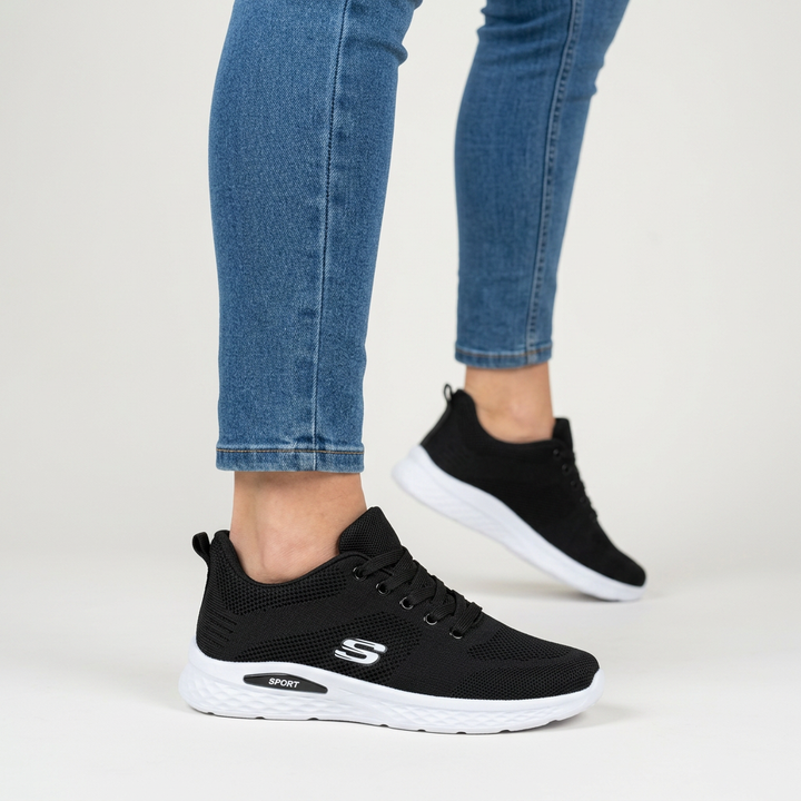 Alixia - Comfortable Lace Up Sneaker