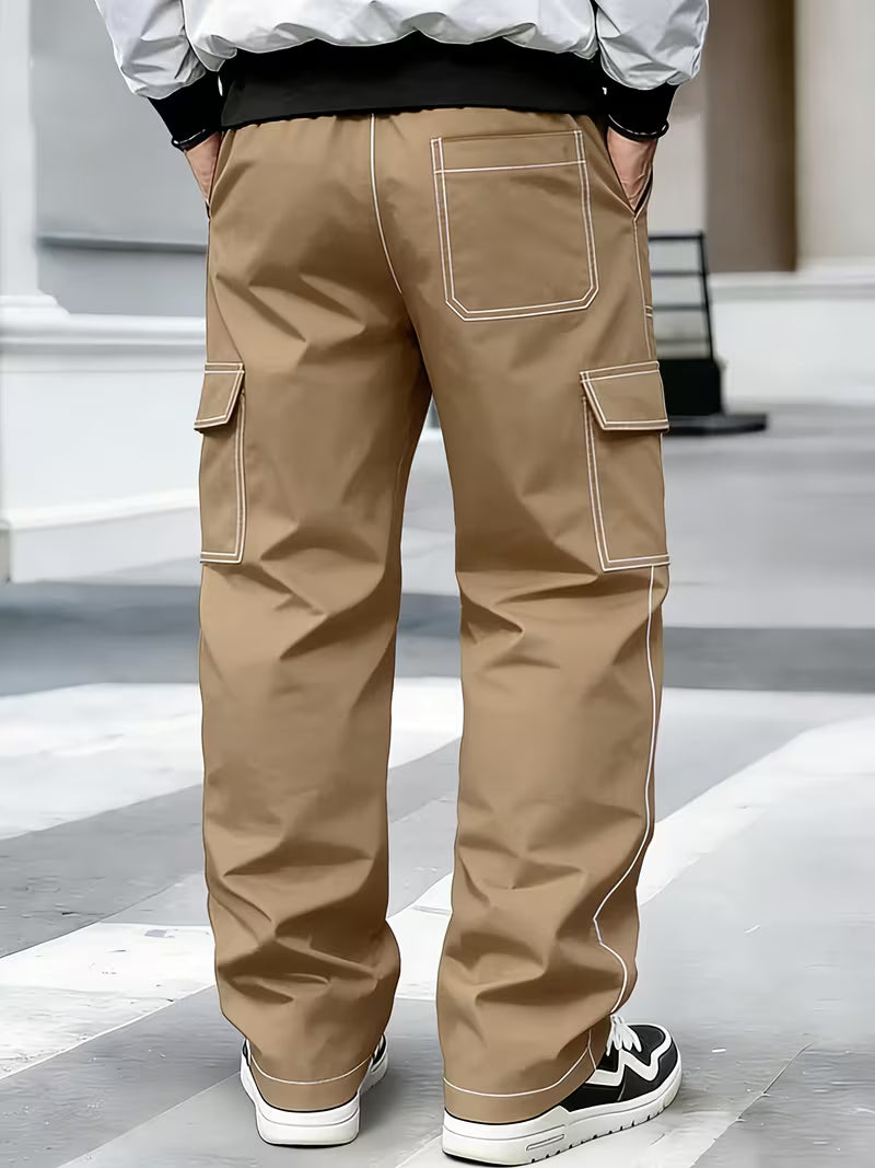 Jamein - Cargo Pants With Contrast Stitching