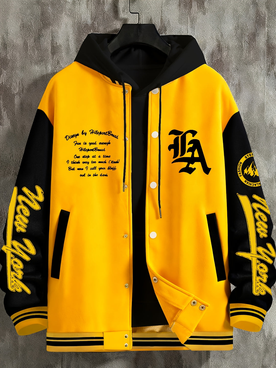 Steinke - Baseball Jacket With Button-Up Front