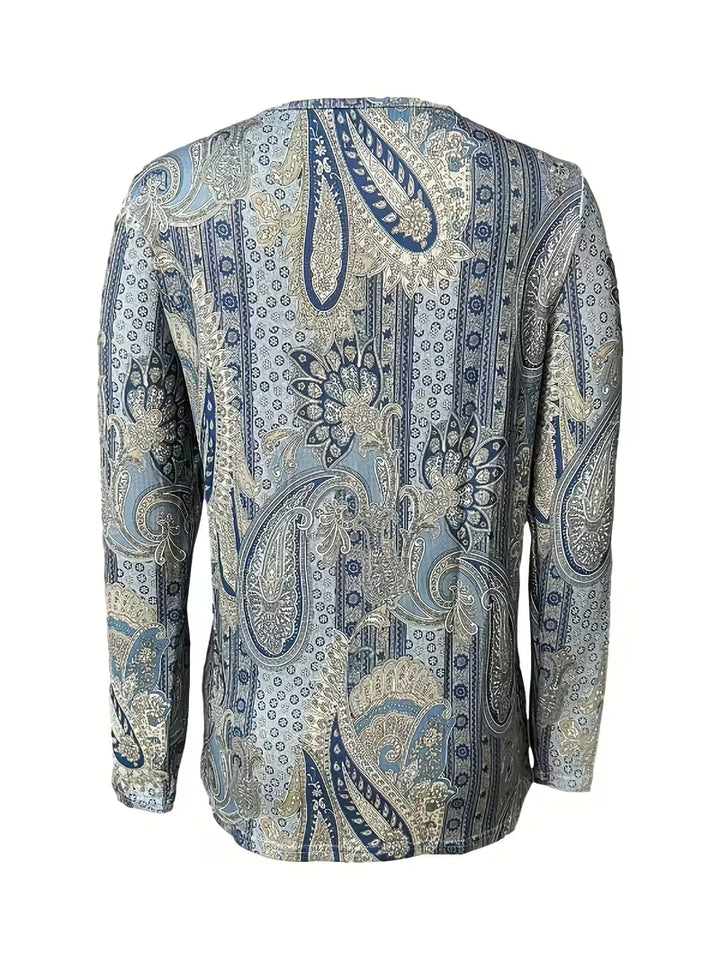 Vinja - Paisley Print Cowl Neck Top