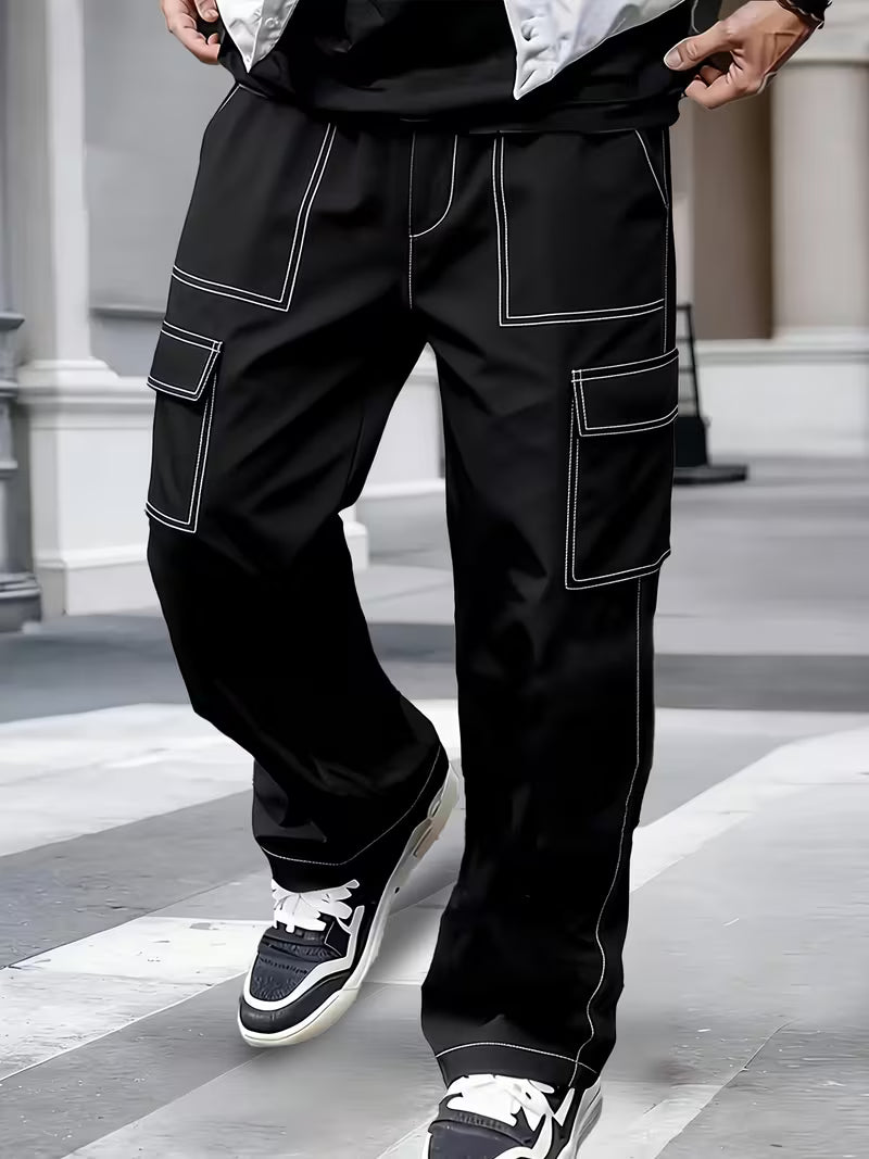 Jamein - Cargo Pants With Contrast Stitching