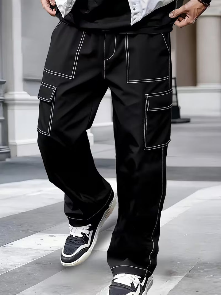Jamein - Cargo Pants With Contrast Stitching