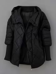 Stephenson - Jacket With Hood and Diamond Quilted Pattern