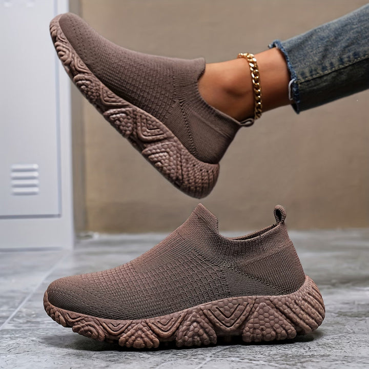 Elisha - Knitted Shoes With Chunky Sole