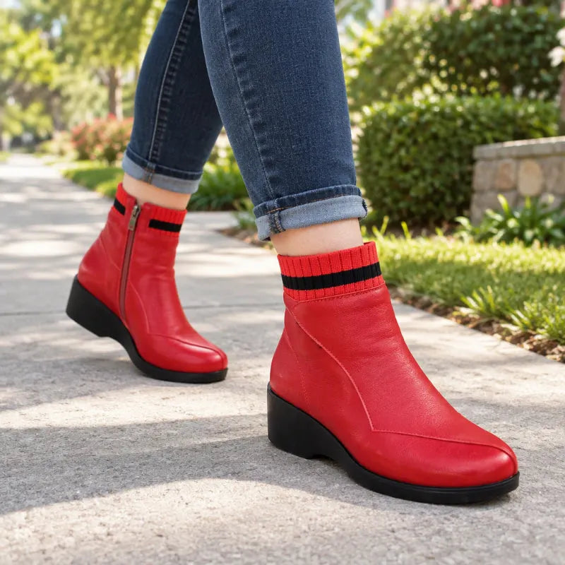 Nickia - Ankle Boot With Side Zipper