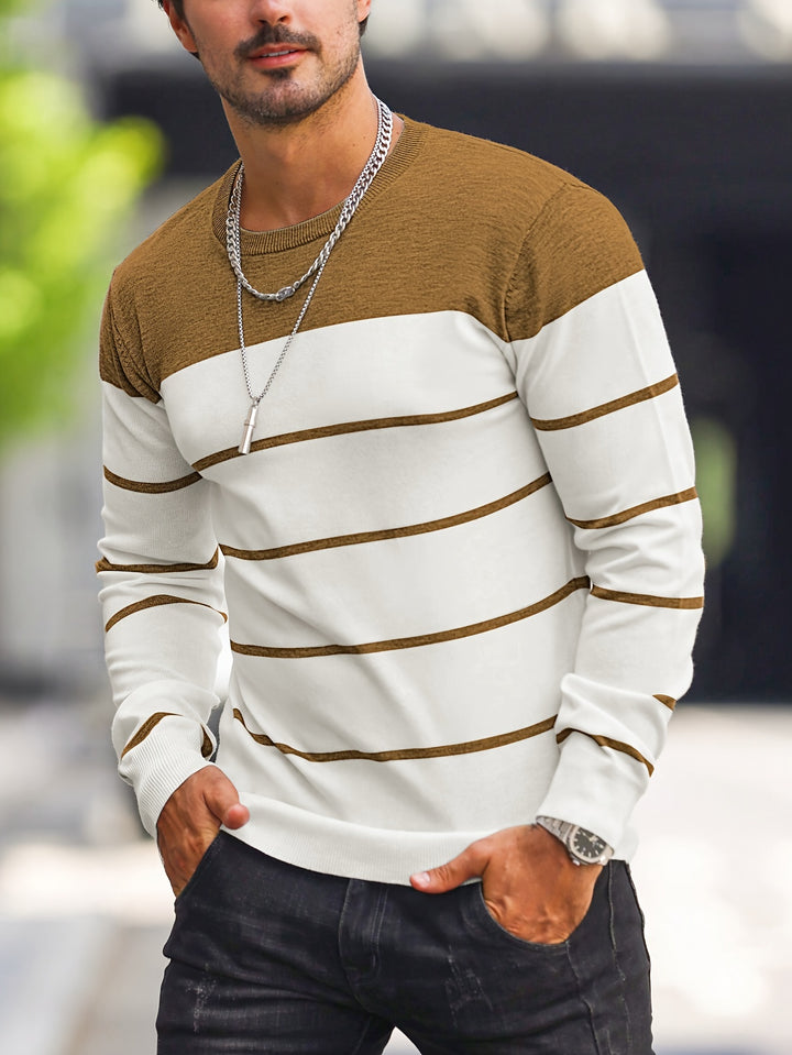Michiel - Casual Striped Sweater With Long Sleeve