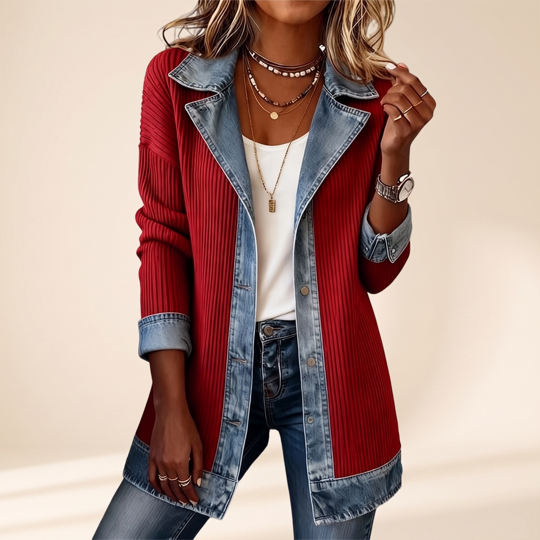 Dunja - Ribbed Knit Coat