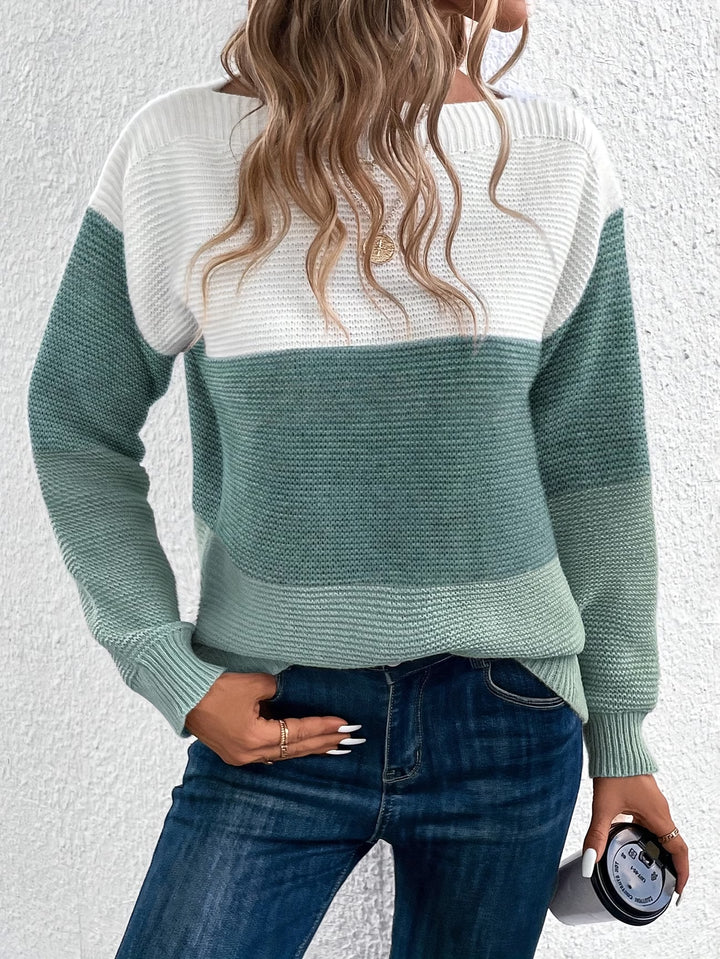 Faria - Elegant Long Sleeve Sweater