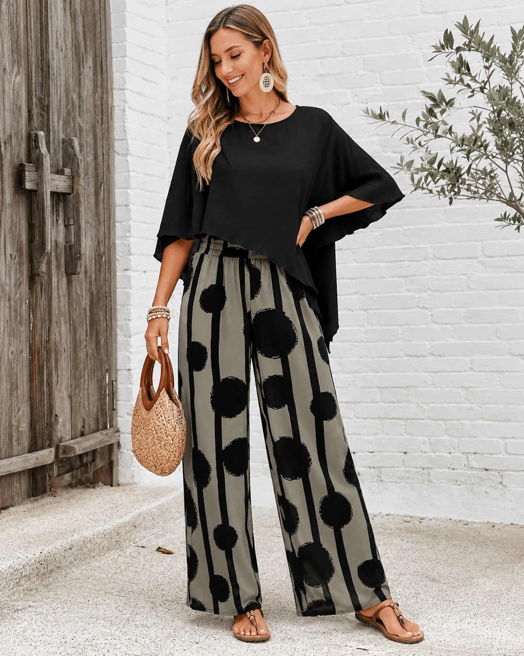 Rolande - Two Piece Wide Leg Set