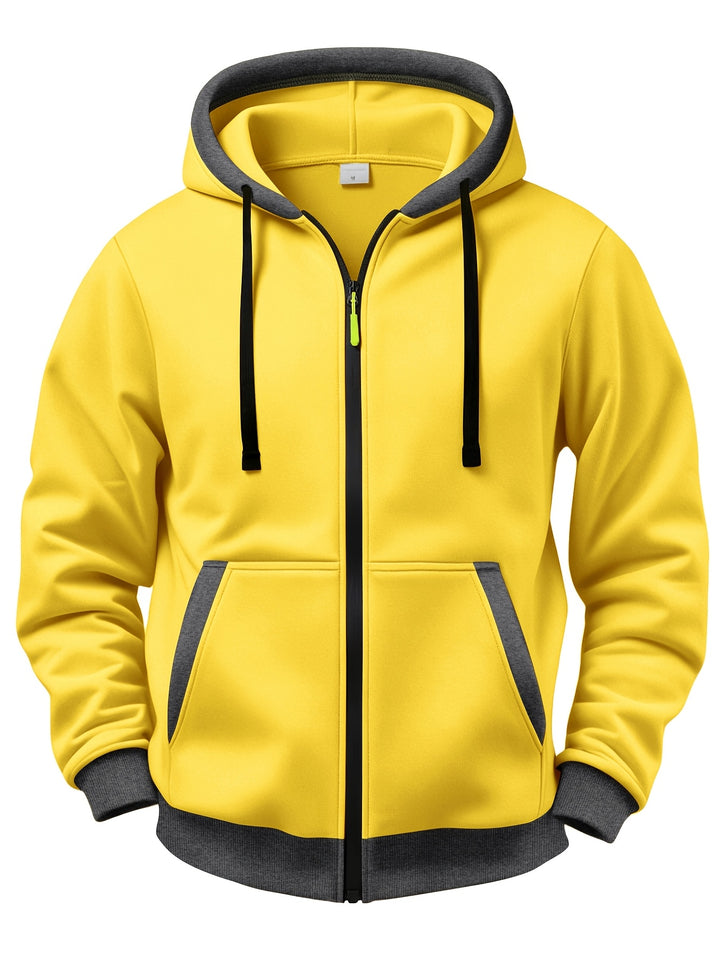 Mussoline - Casual Long Sleeve Winter Hooded With Zipper