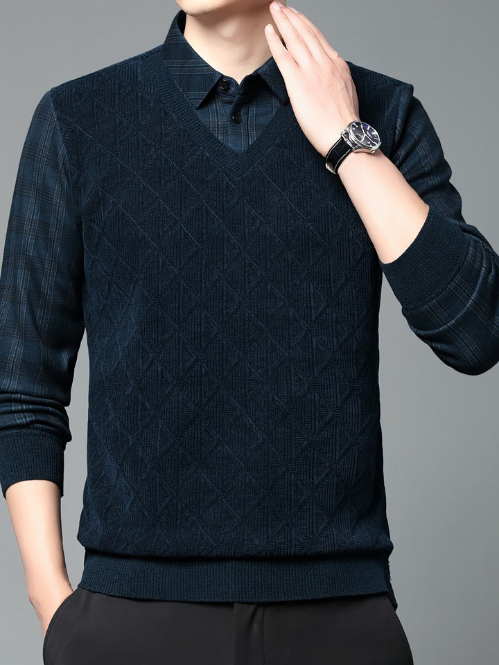 Alan - Long Sleeve Knitted Sweater