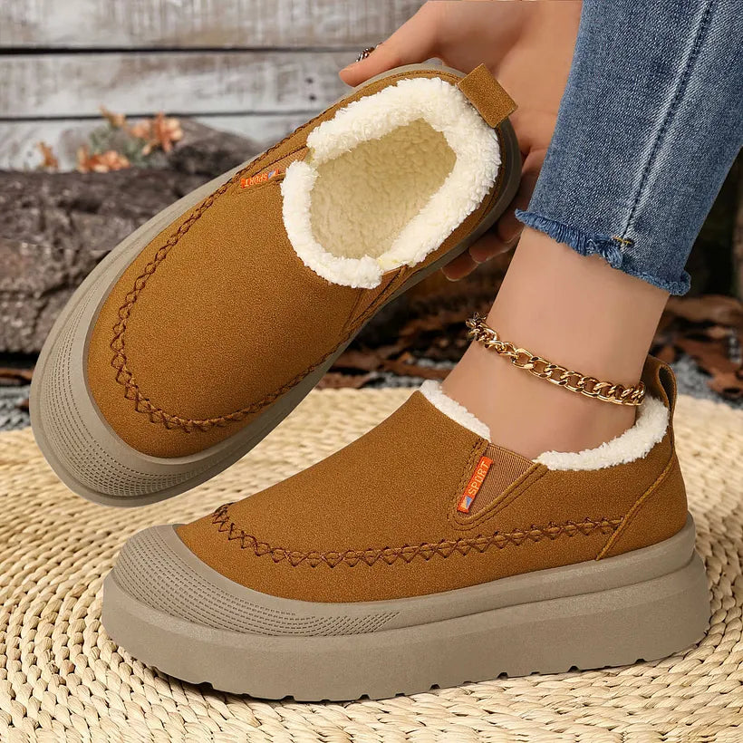 Adelya - Elegant Shoes With Faux Fur Lining