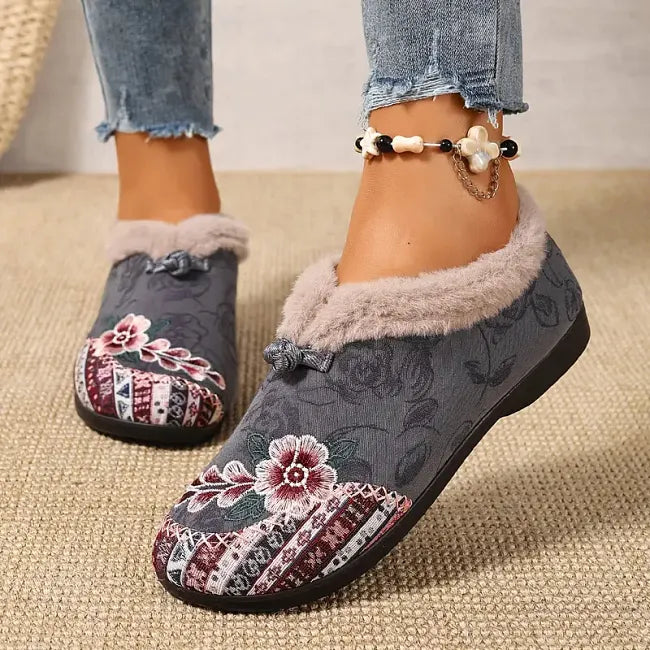 Dannelia - Faux Fur Comfortable Shoes