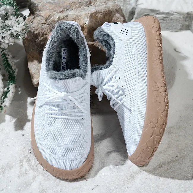 Dyer - Sneakers With Lace-Up Closure and Fuzzy Lining