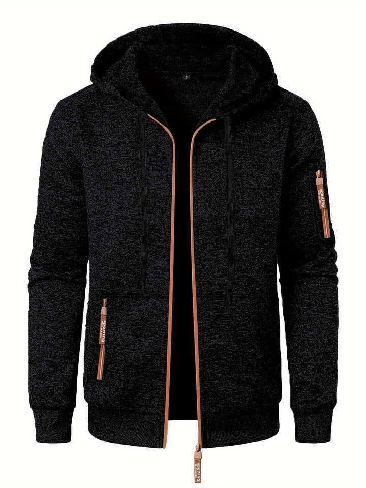 Ewen - Long Sleeve Zip-Up Hoodie
