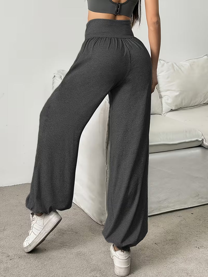 Millora - Stretchy Soft Wide Leg Trousers