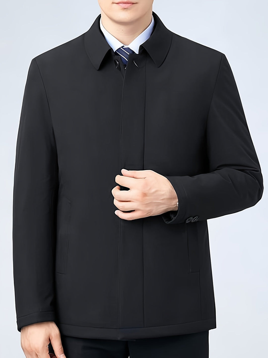 Lewinn - Commuter Jacket With Front Button Placket
