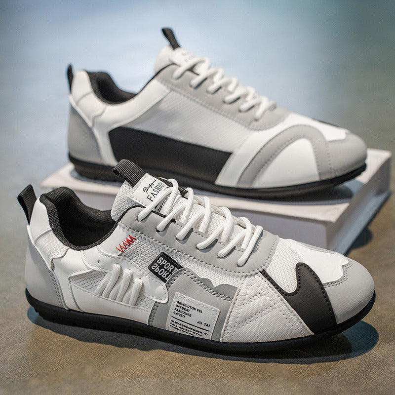 Yussuf - Casual Sneakers With Textured Side Panels