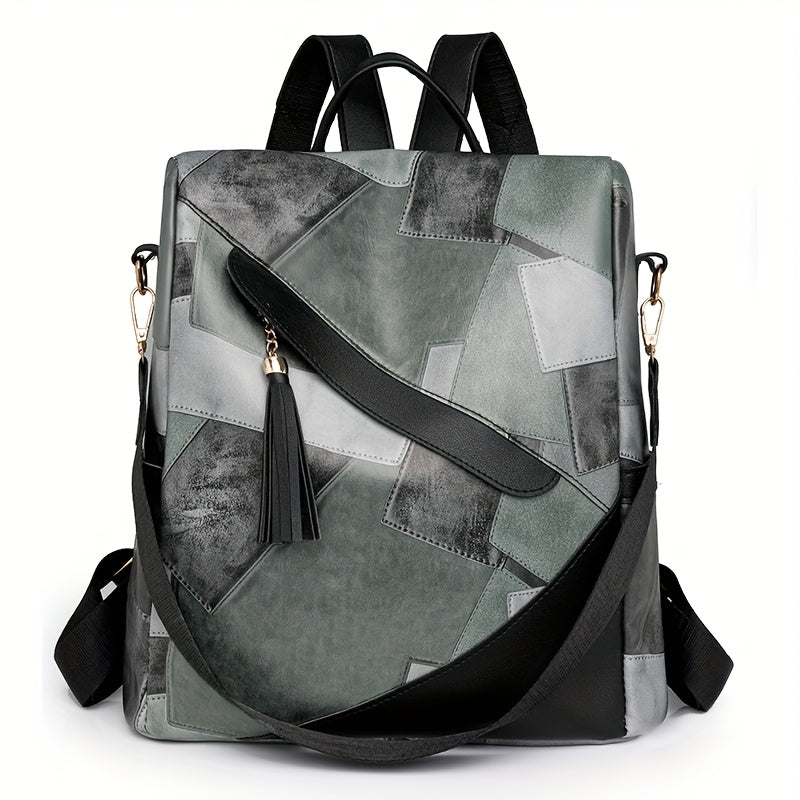 Vinika - Checkered Anti-Theft Backpack