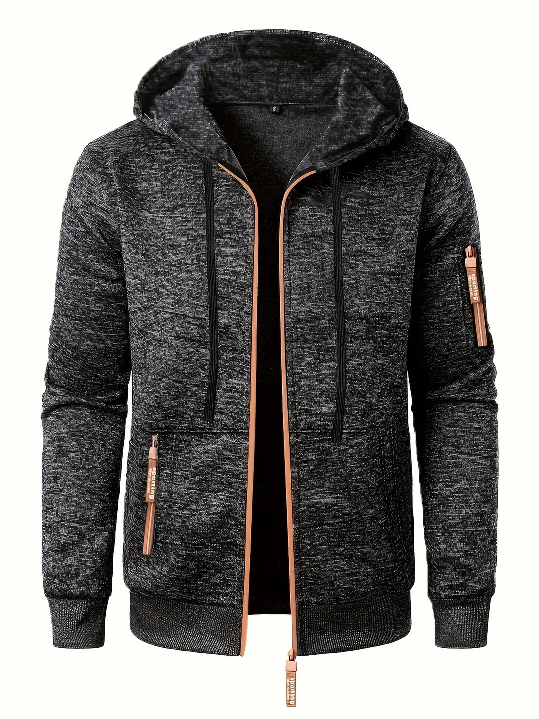 Ewen - Long Sleeve Zip-Up Hoodie