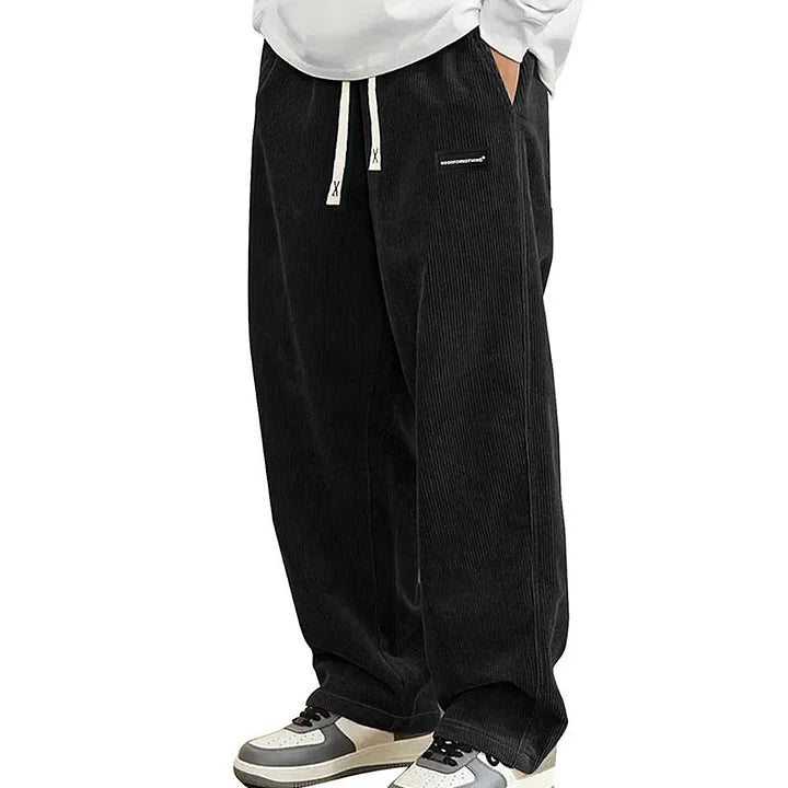 Warren - Wide-Leg Drawstring Pants With Pockets