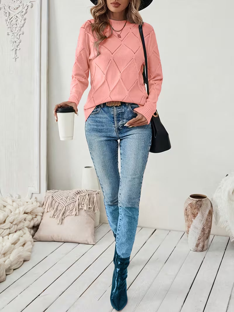 Filisha - Round Neck Knitted Sweater