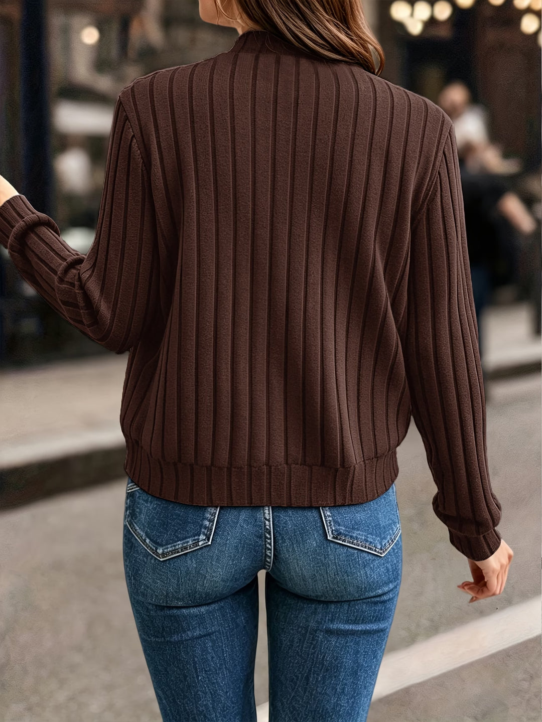 Nalia - Lone Sleeve Knitted Jacket