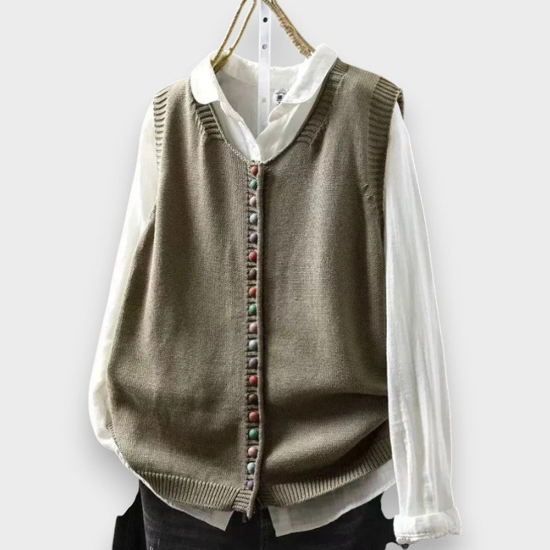 Tonjia - Sleeveless Knitted Vest