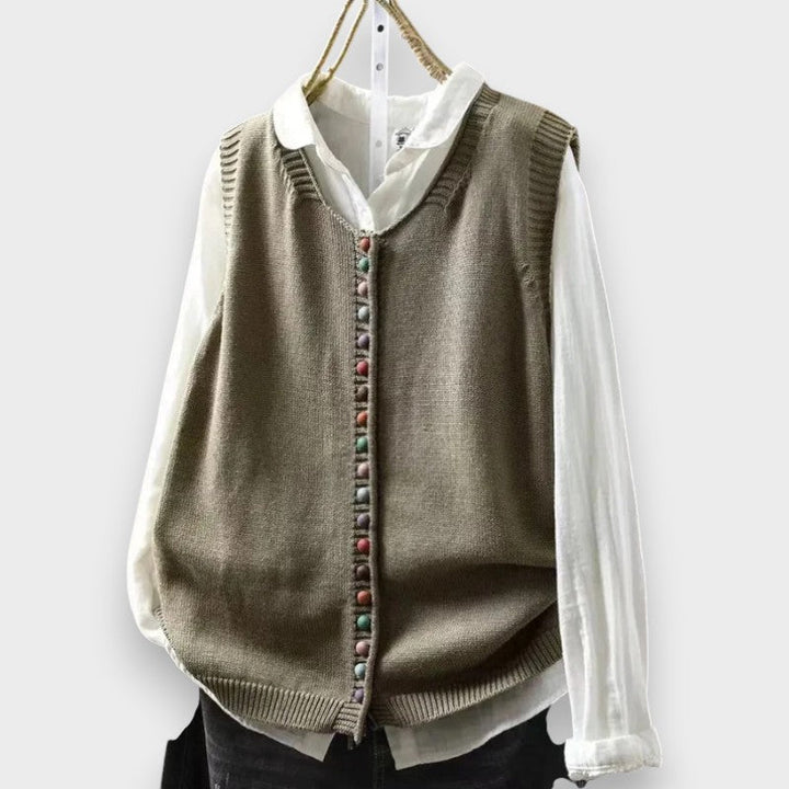 Tonjia - Sleeveless Knitted Vest