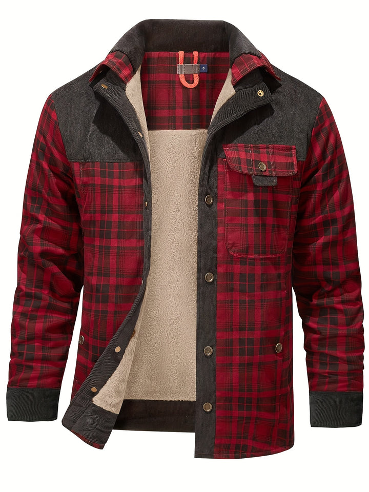 Dalmas - Casual Winter Plaid Jacket