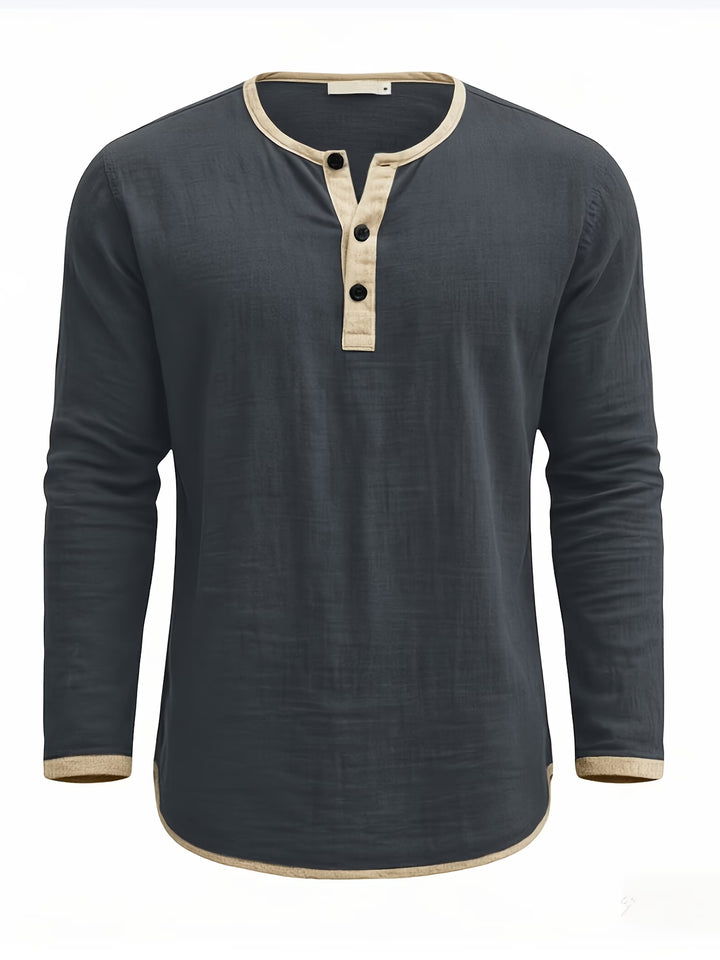 Alper - Long Sleeve Polo Shirt