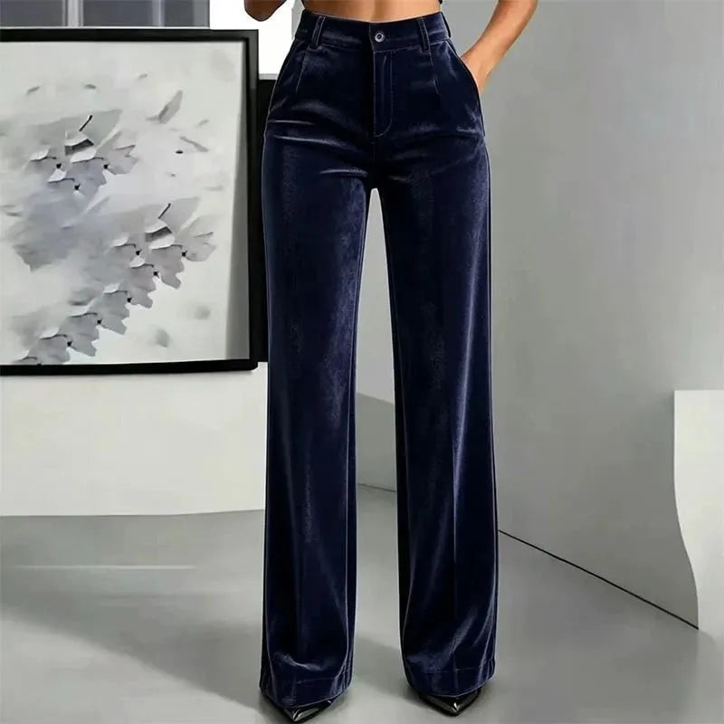 Jana - High Waist Wide Leg Trouser