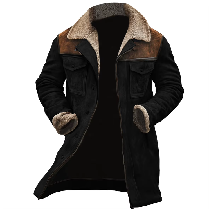 Braden - Suede Jacket With Sherpa Collar