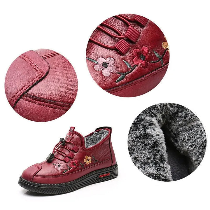 Yolina - Leather Lace-Up Shoes