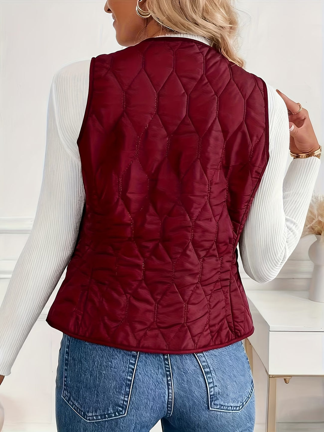 Mandia - Sleeveless Vest With Pockets