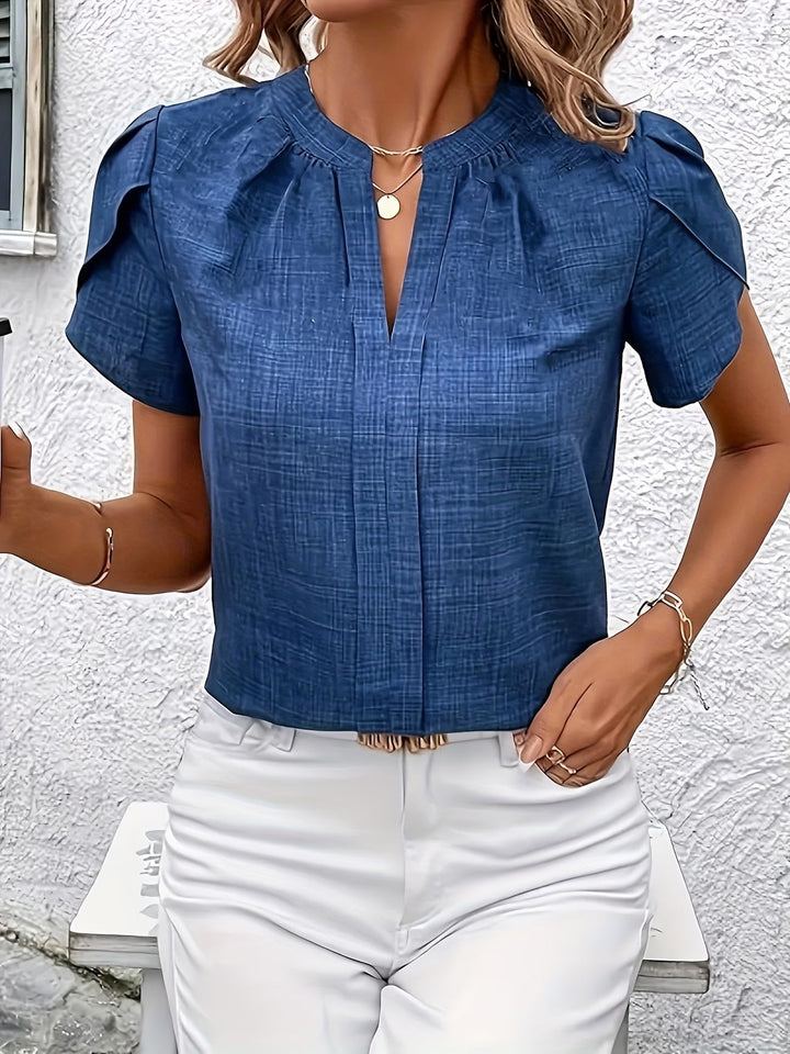Kacey - Short Sleeve V-Neck Shirt