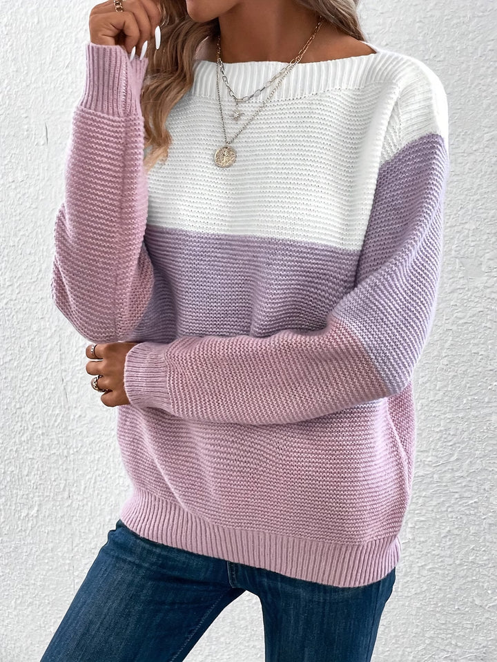 Faria - Elegant Long Sleeve Sweater