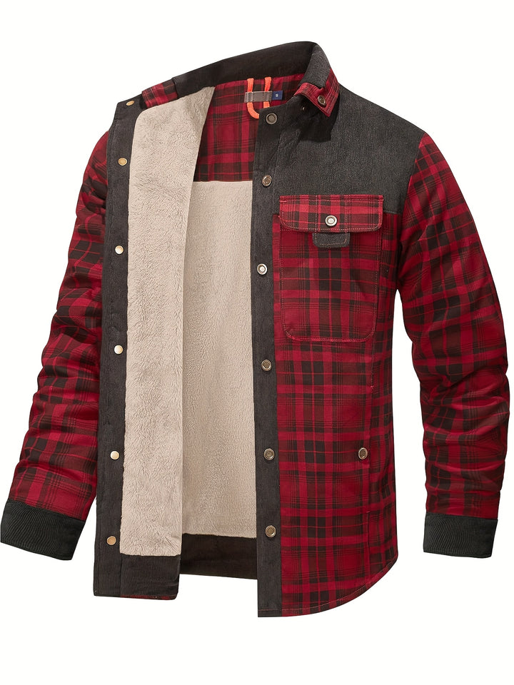 Dalmas - Casual Winter Plaid Jacket