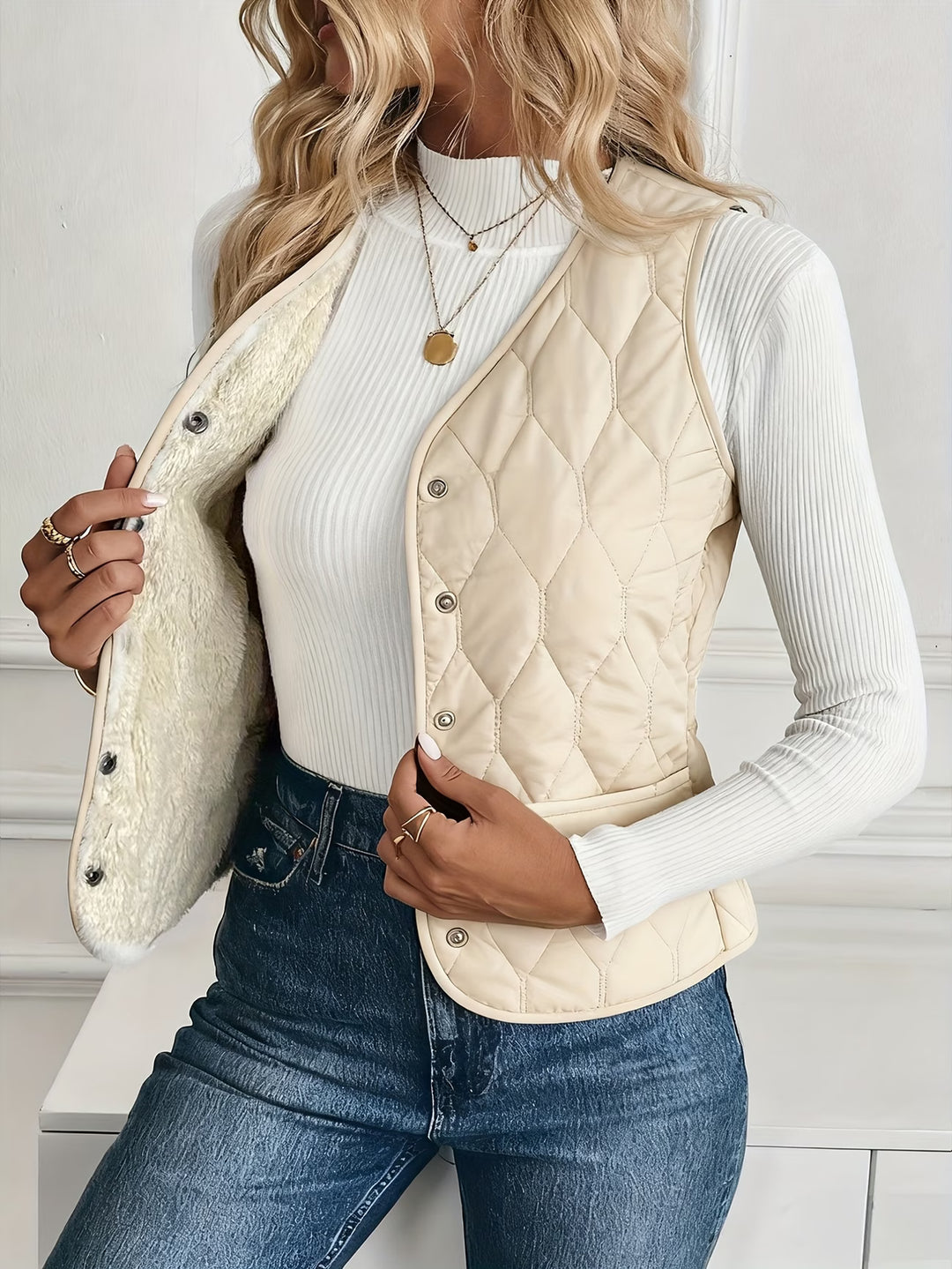 Mandia - Sleeveless Vest With Pockets