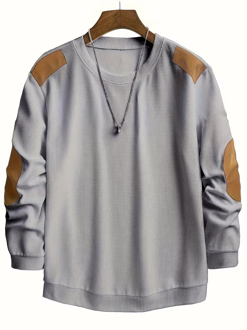 Joaol - Casual Waffle Knit Sweatshirt