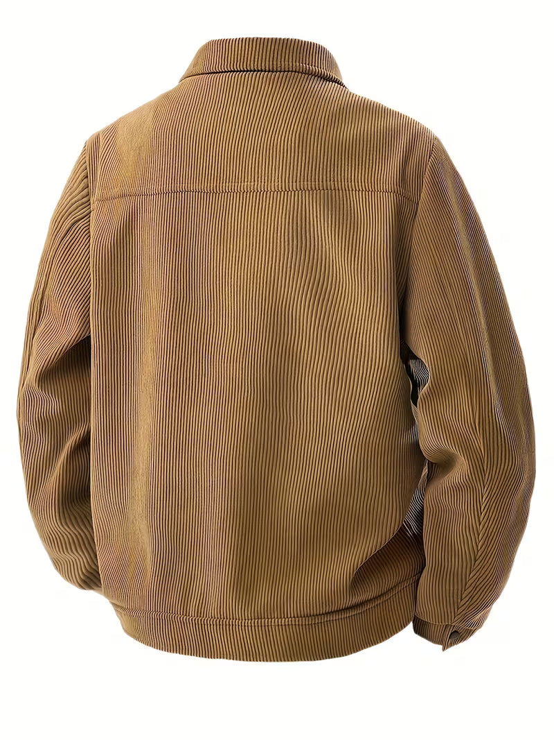 Matthaus - Corduroy Jacket With Collar and Flap Pockets