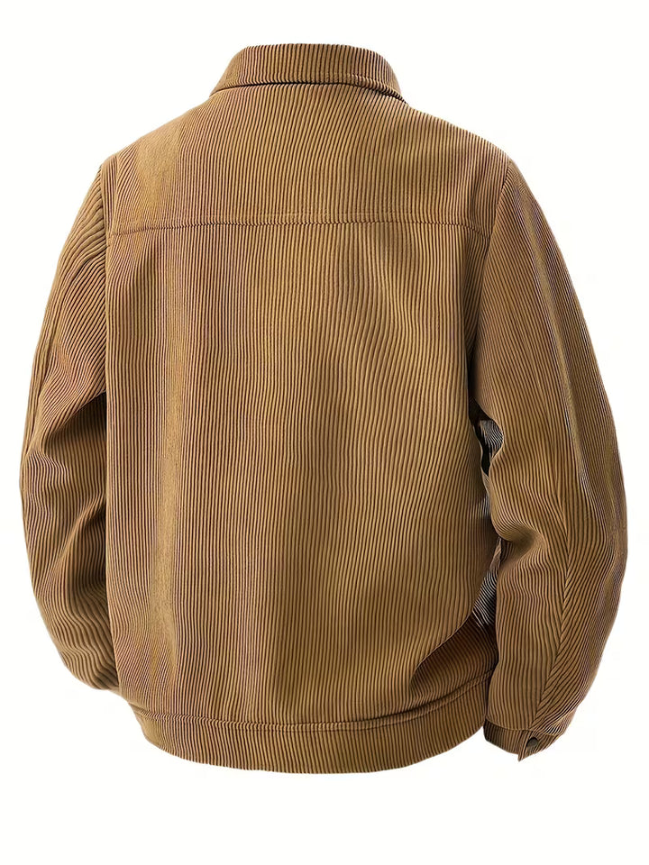 Matthaus - Corduroy Jacket With Collar and Flap Pockets