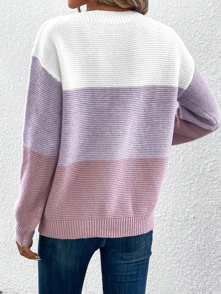 Faria - Elegant Long Sleeve Sweater