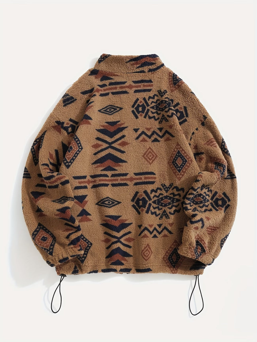 Esra - Long Sleeve Geometric Print Jacket