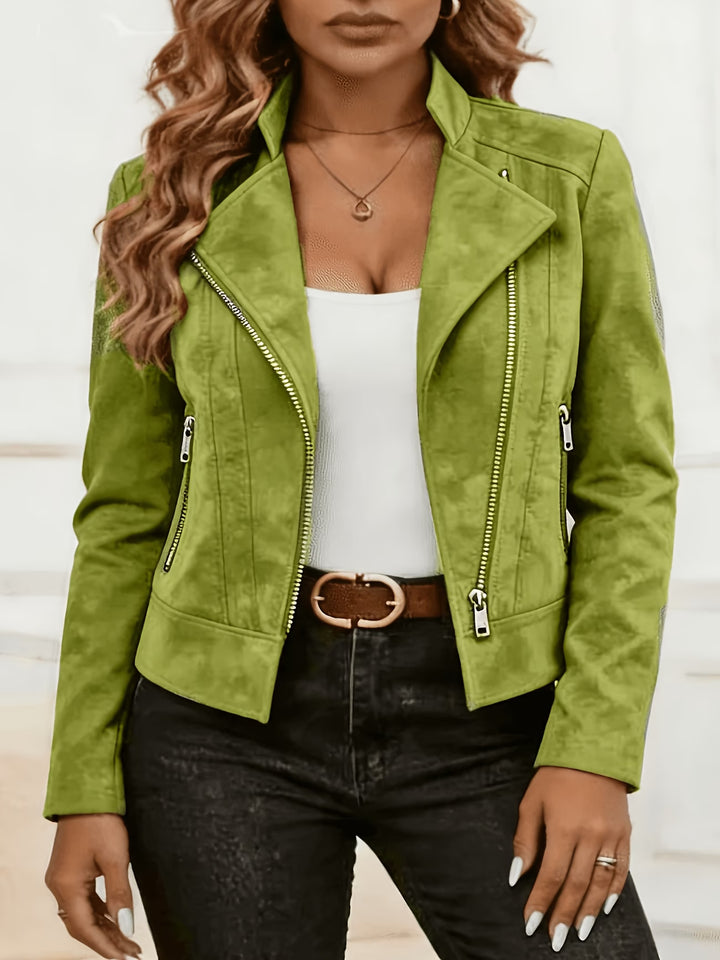 Amina - Long Sleeve Zip-Up Jacket
