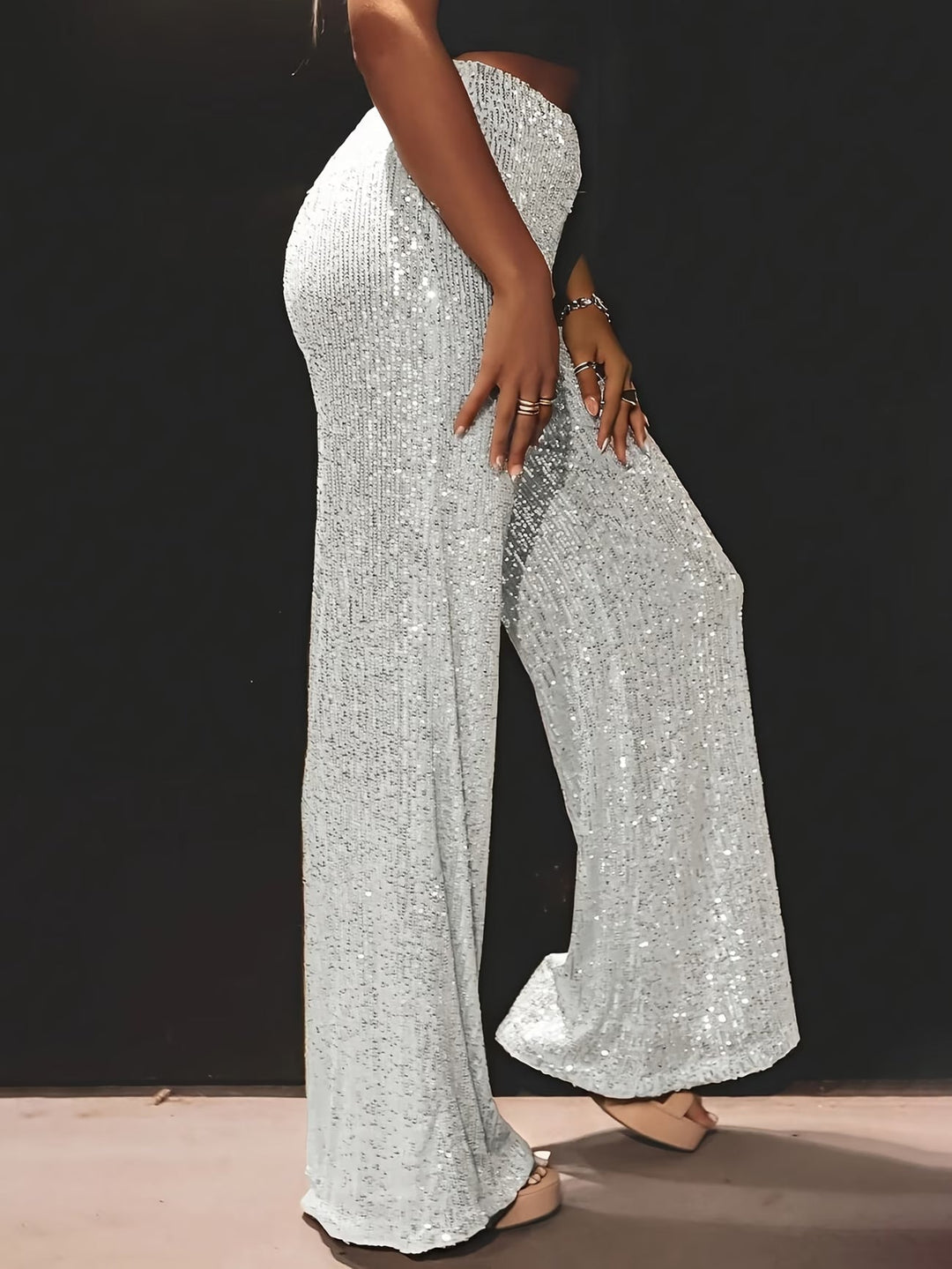 Tnora - Wide Leg High Waist Trouser