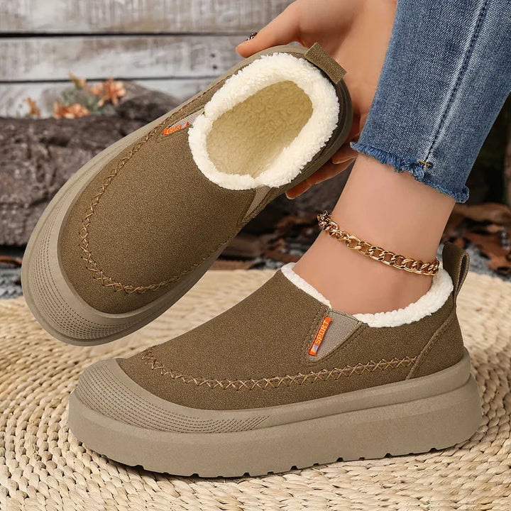 Adelya - Elegant Shoes With Faux Fur Lining
