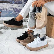 Dyer - Sneakers With Lace-Up Closure and Fuzzy Lining